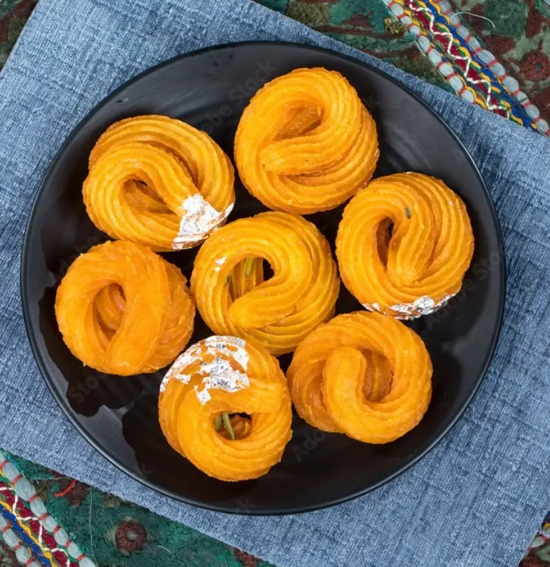 Paneer Jalebi at Dillon'z Sweet & Bakery in Edmonton, AB